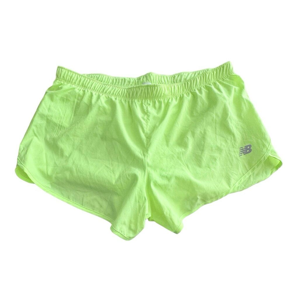 New Balance Neon Green/Yellow XL WS91824X Core 3” Shorts